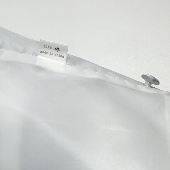 American Exchange Satin Formal Vest Matching Pocket Square Boy's Size 14 NWOT - Picture 6 of 9